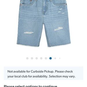 NWT Youth Levi Shorts Size 10 (Newport Festival)